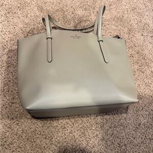 Kate Spade Light Gray Tote Bag